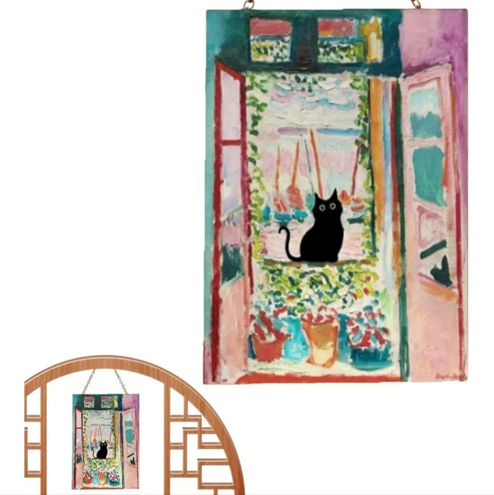 Colorful Cat Wall Art Decor Paint by numbers Craft Kit